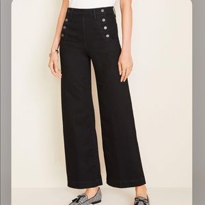 Ann Taylor Sailor Wide Leg Crop Jean